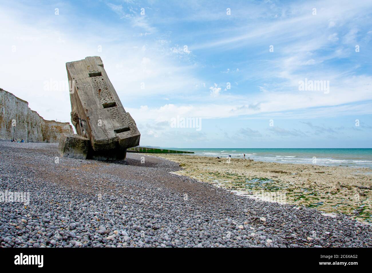 Bunker of SainteMargueritesurMer in Normandy, France Stock Photo Alamy