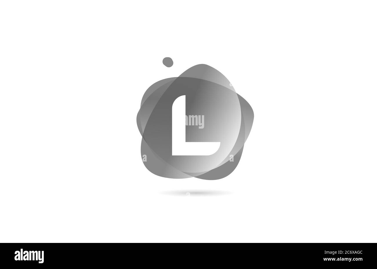 black white L alphabet letter logo for company and business with ...