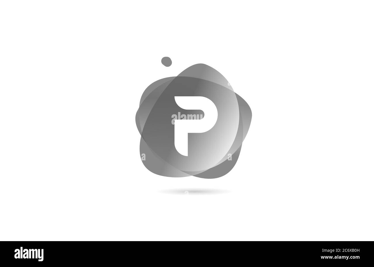 Letter p logo Black and White Stock Photos & Images - Alamy