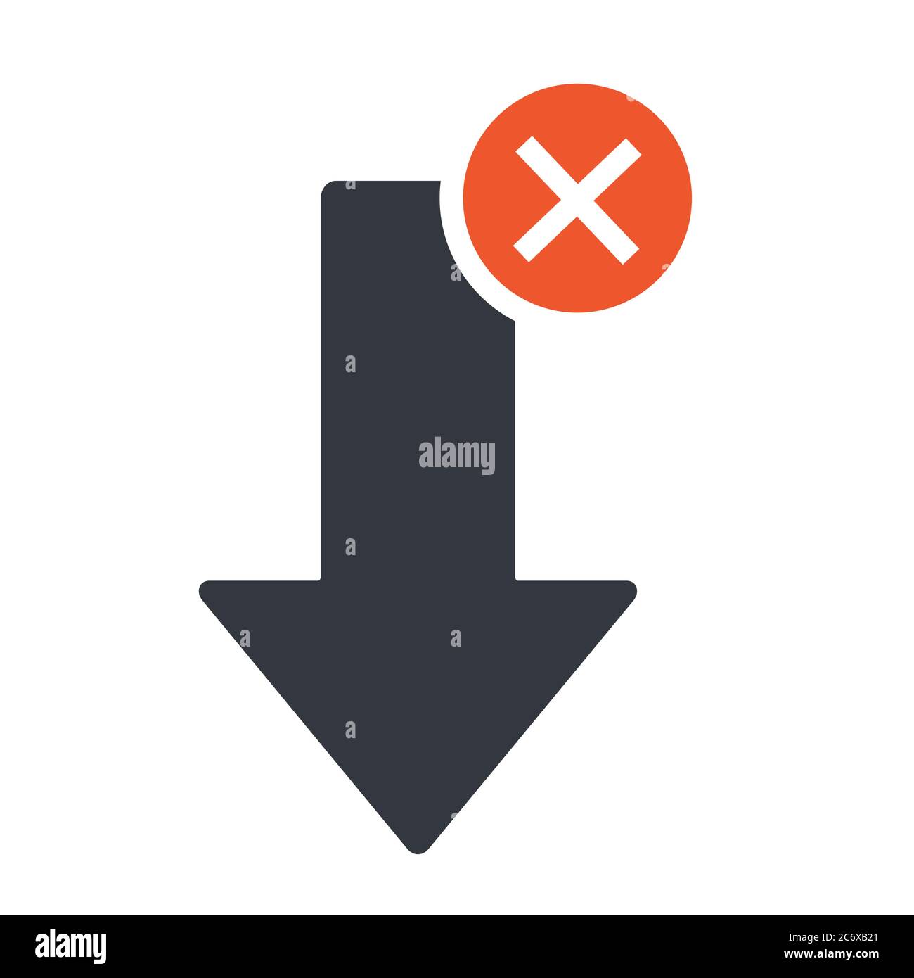 Percentage sign down Stock Vector Images - Alamy