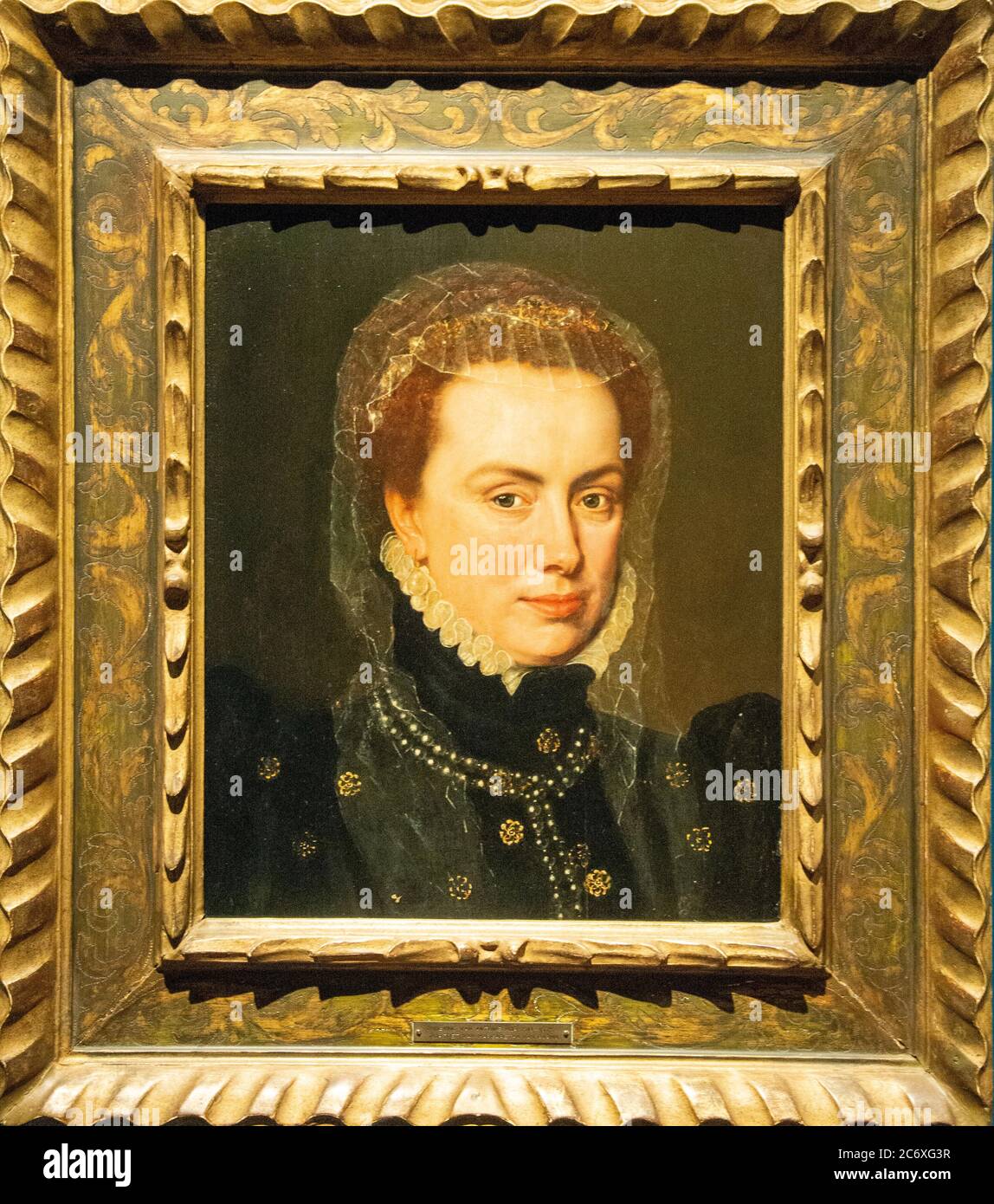 painting by Adriaen Thomasz. key Stock Photo