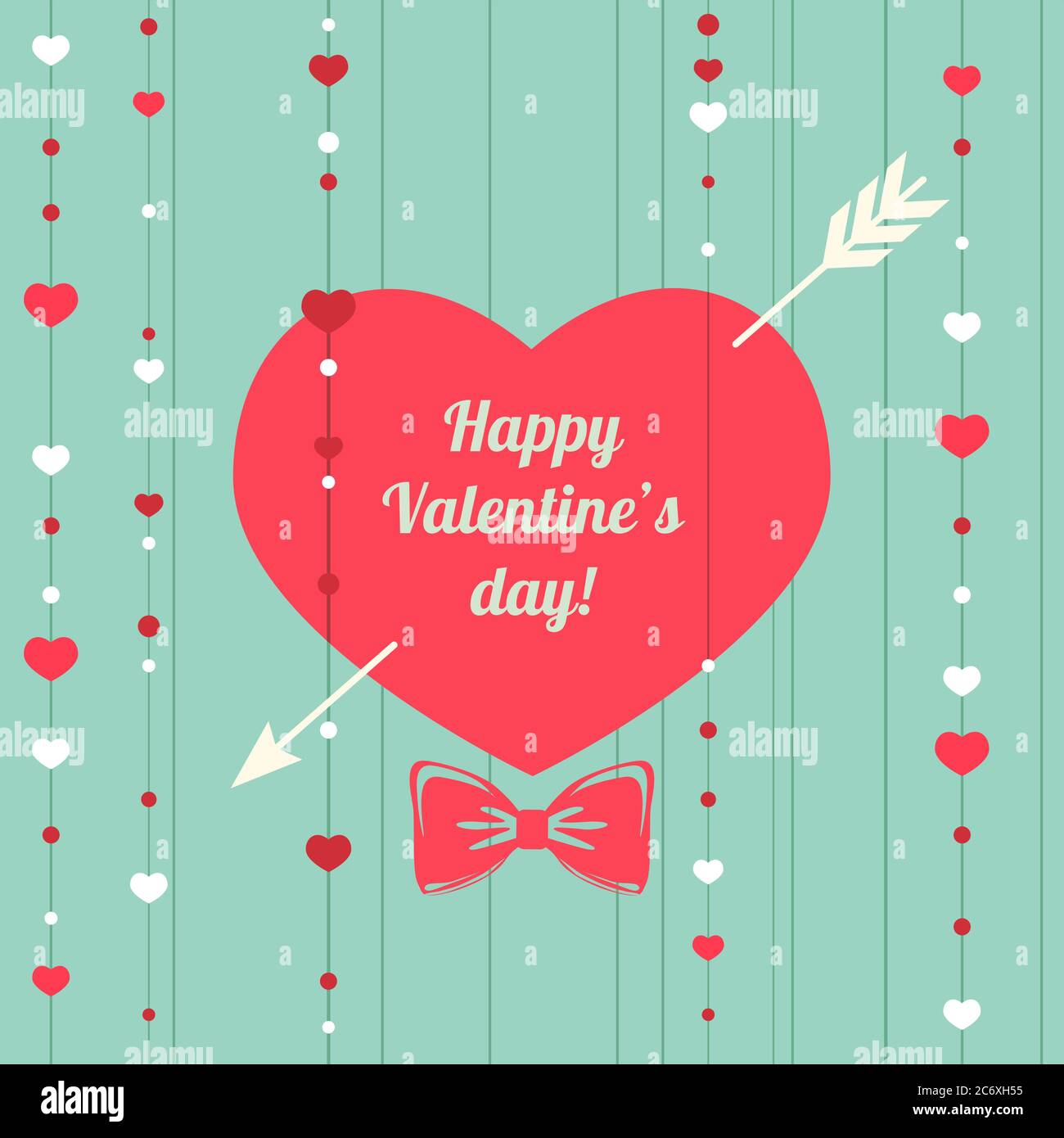 happy valentines day design template. valentine s day poster stock