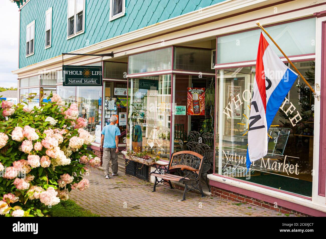 Whole Life Natural Market, Machias, Maine Stock Photo Alamy