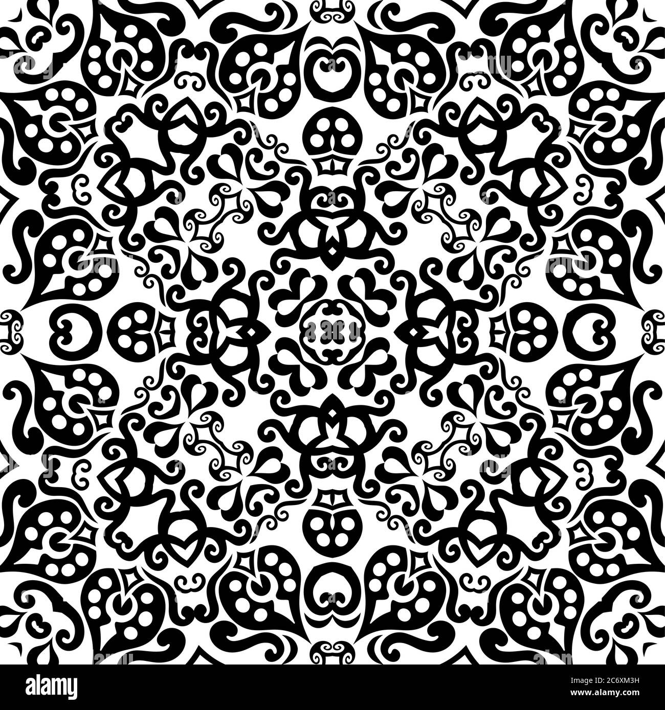 Vector ethnic hand drawn ornamental background Stock Vector Image & Art ...