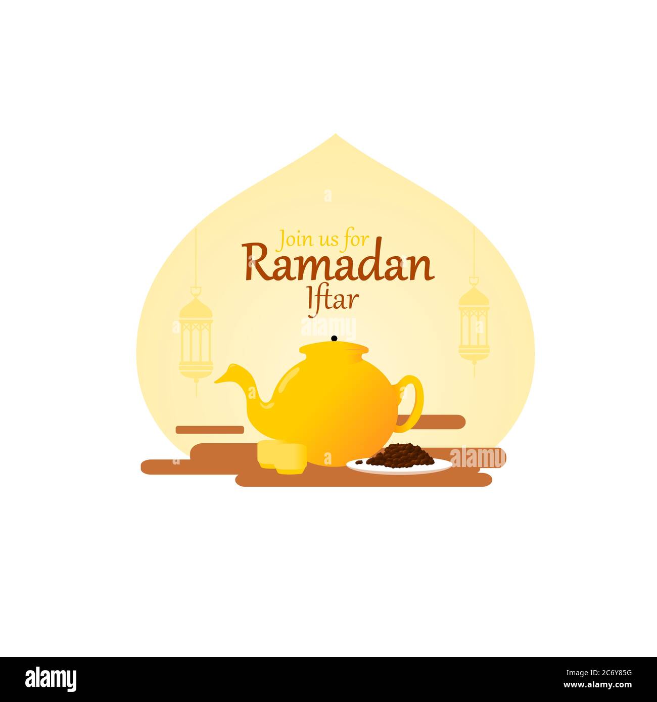 ramadan mubarak calligraphy vector Stock Vector