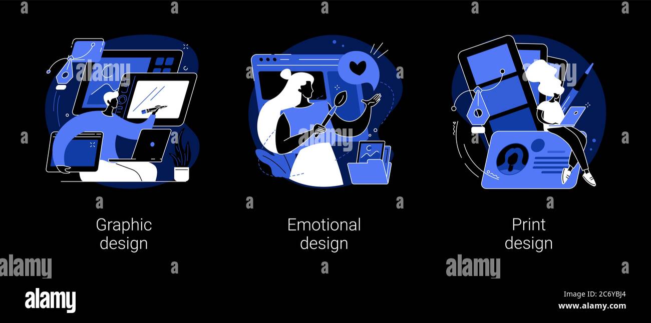 Design services abstract concept vector illustrations Stock Vector ...