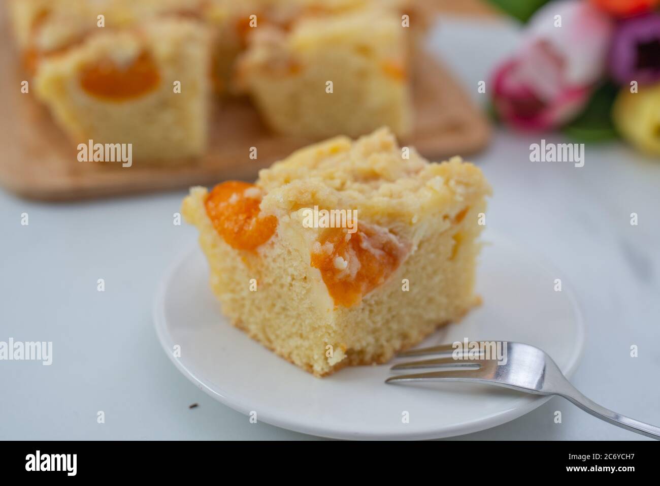 Austrian Apricot Sheet Cake » Little Vienna