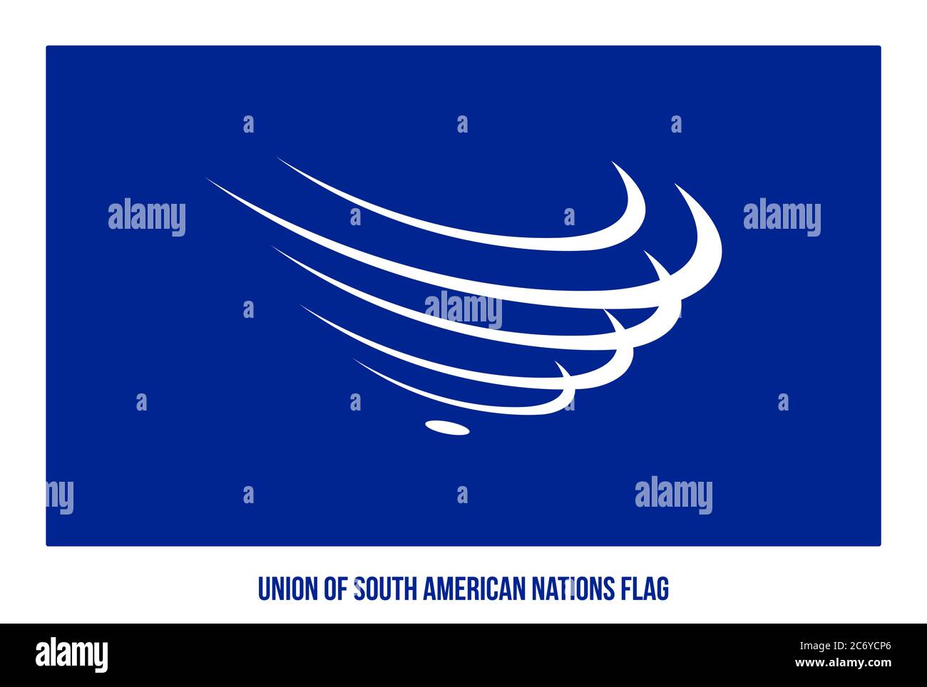 Picture of Union of South American Nations (UNASUR) Flag Vector Illustration on ...