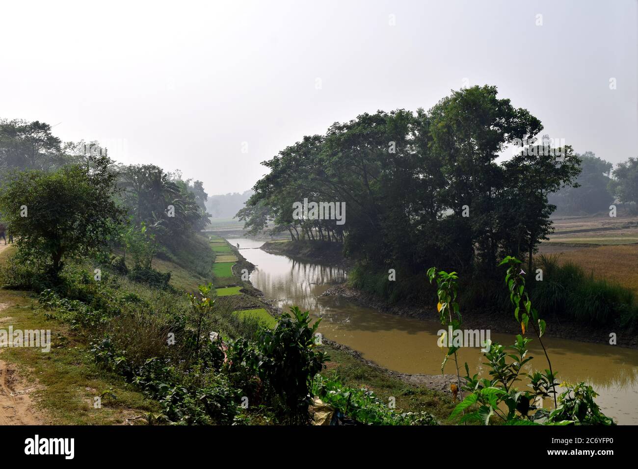 The Gumoti River in Bangladesh Stock Photo