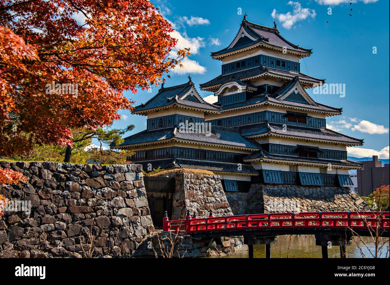 Matsumoto Castle, one of Japan's premier historic castles, called the