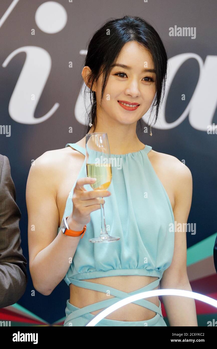 Chinese Actress Zanilia Zhao Or Zhao Liying Arrives For A Promotional Event By Dior In Shanghai China 28 August 2018 Stock Photo Alamy