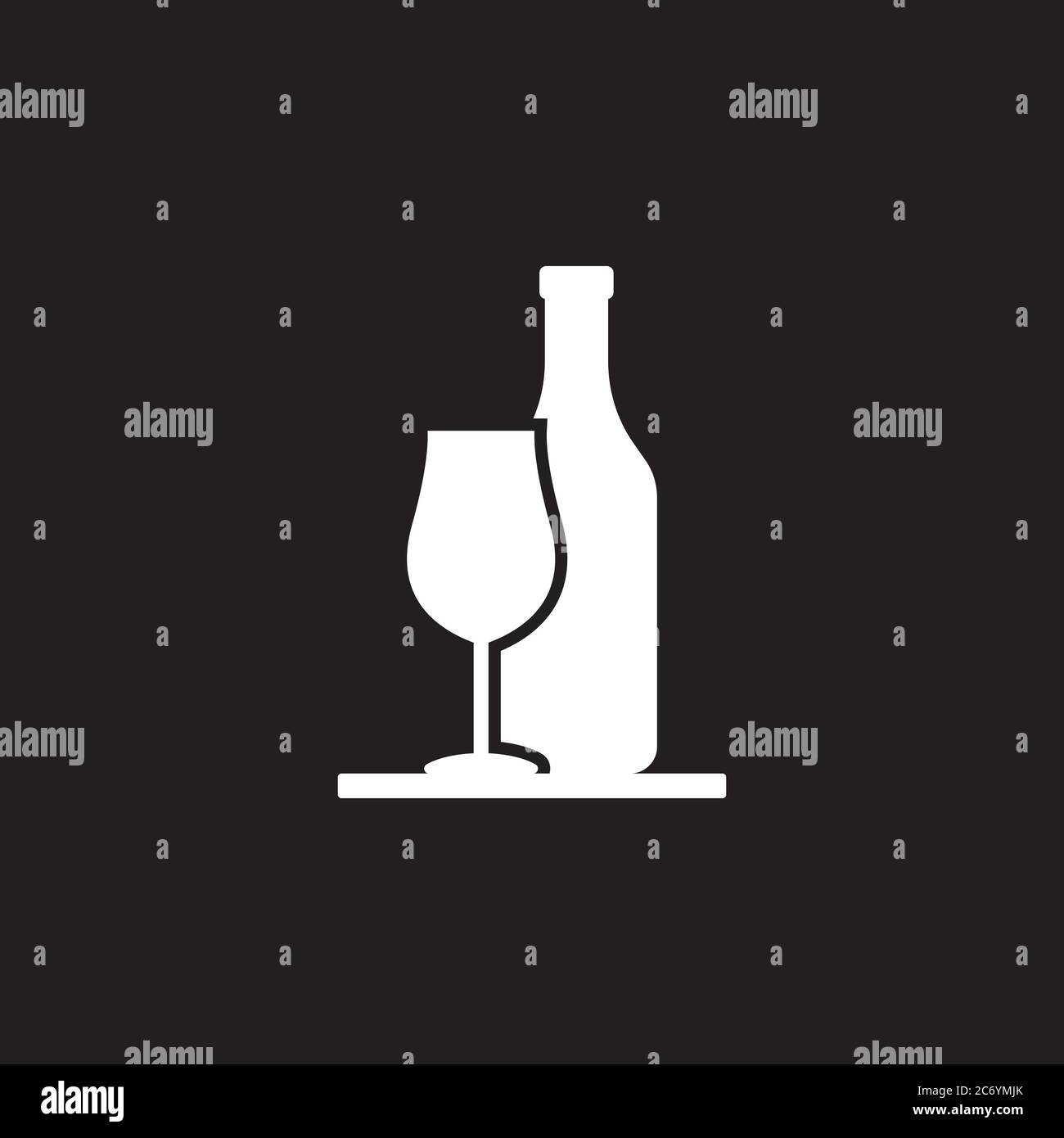 Bar Icon Icons Of Bar Drinks Black Bar Drink Icons Stock Vector Image Art Alamy