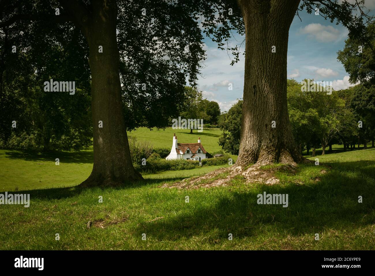 English old cottage in the Chiltern Hills, England, UK Stock Photo