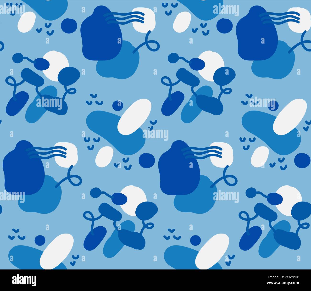 Seamless bright summer pattern. Stock Vector