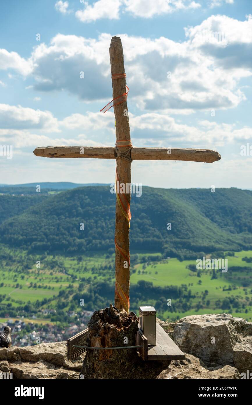 View Point 'Gelber Fels' Stock Photo