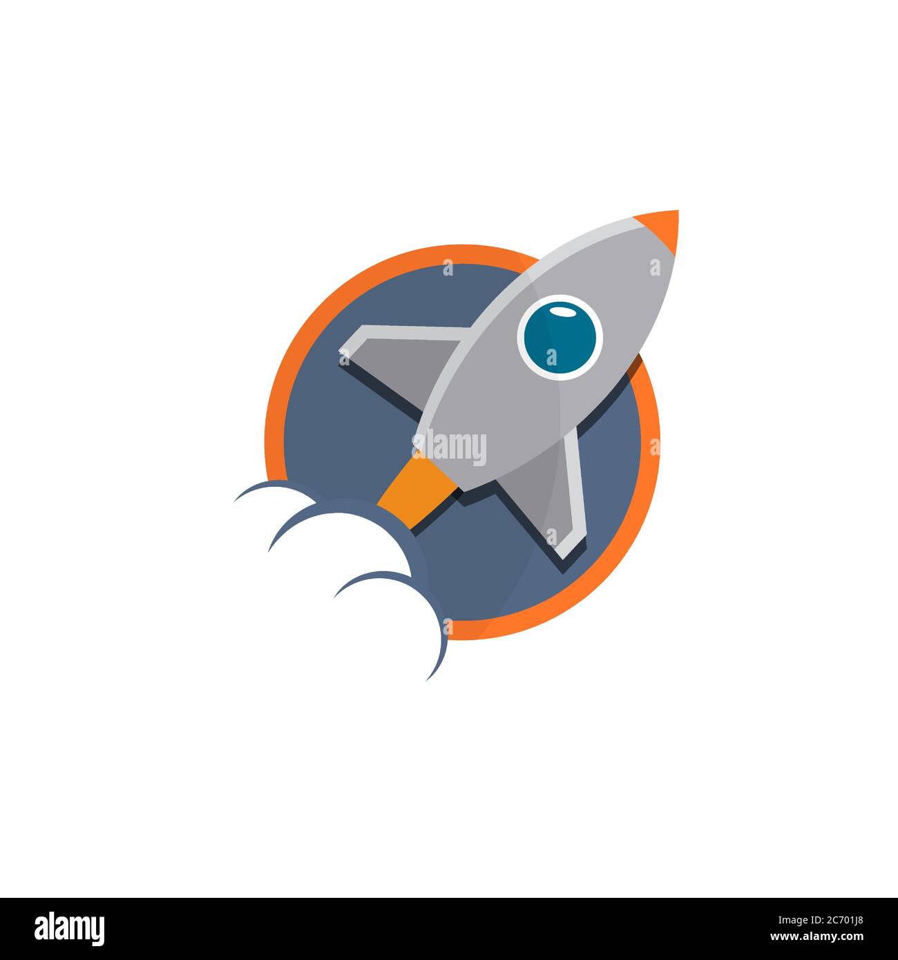Explorer rocket ship vector icon. Flying rocket cartoon illustration. New  successful business launch symbol Stock Vector Image & Art - Alamy