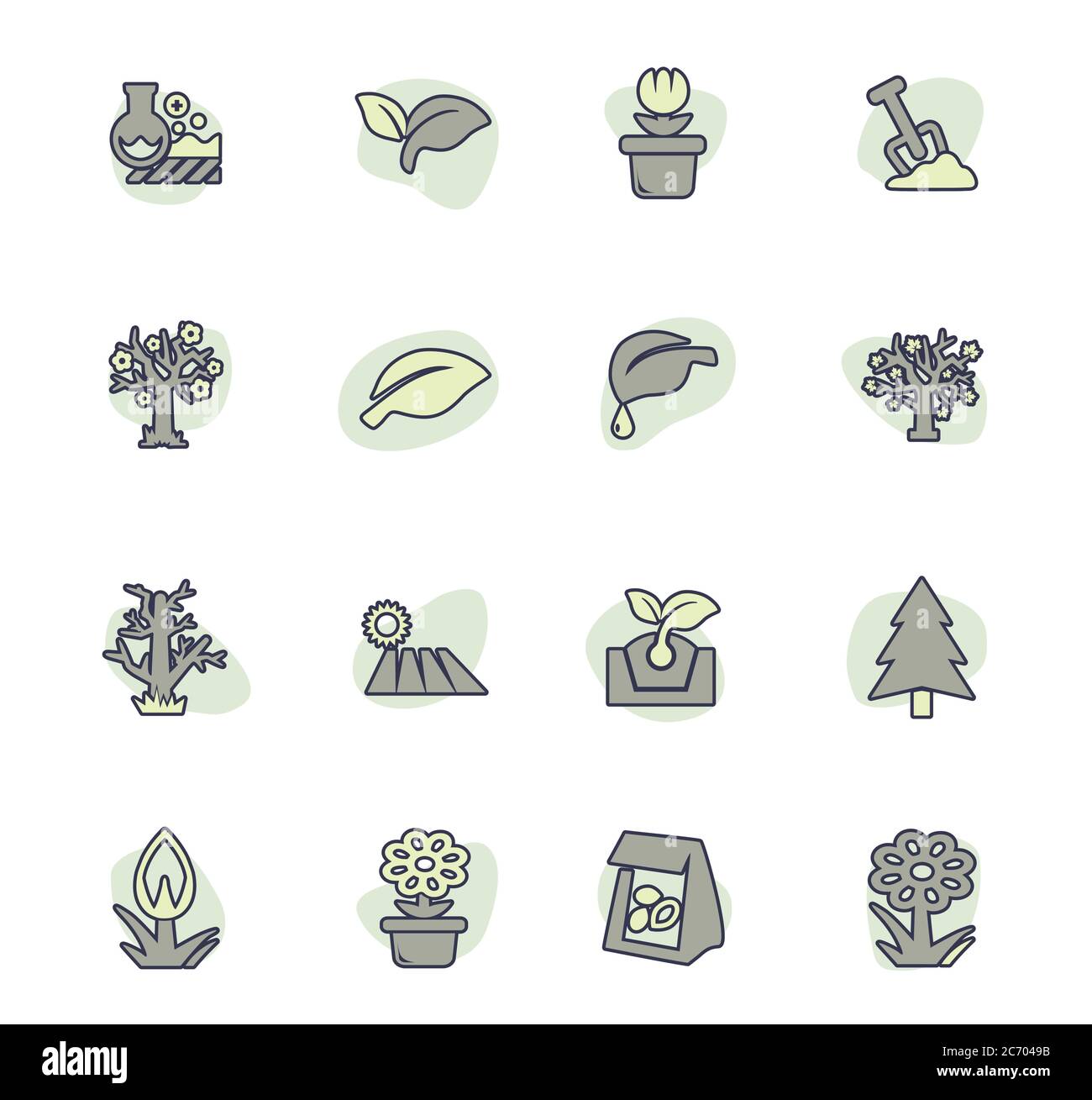 Gardening icons set Stock Vector Image & Art - Alamy