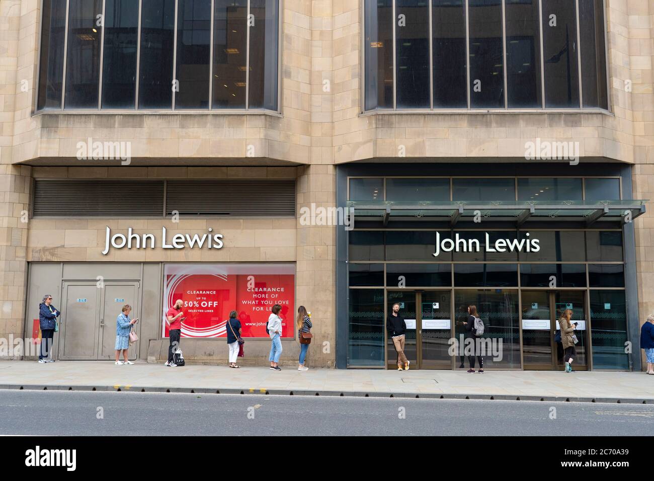John lewis department store entrance hires stock photography and