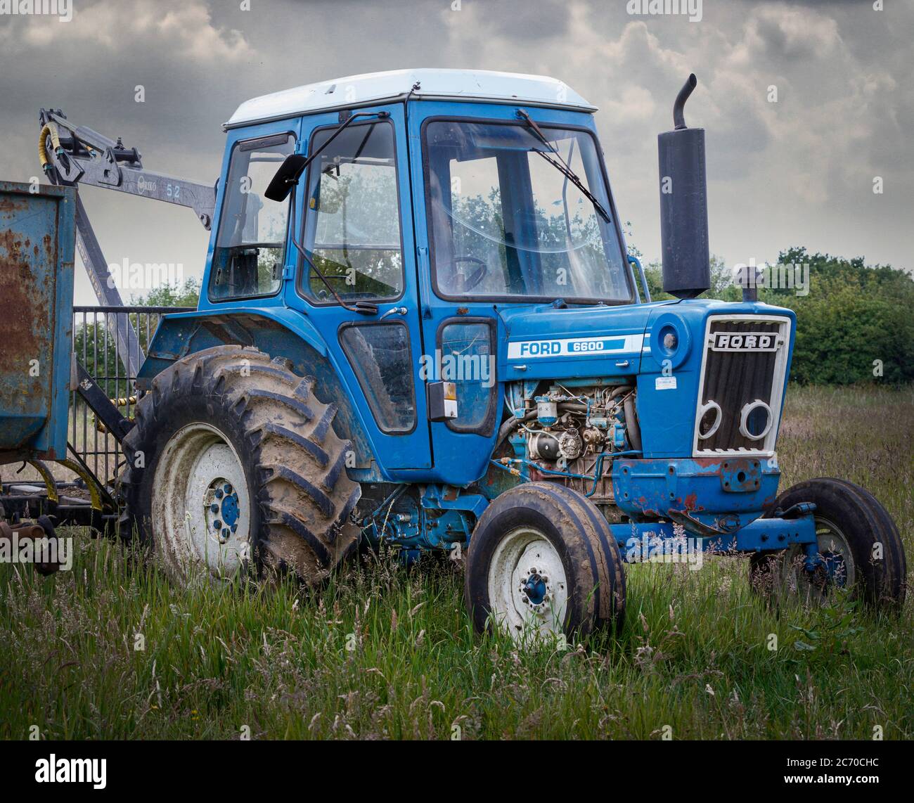 Ford 6600 tractor utility model stock photo alamy