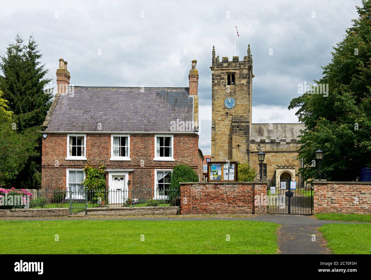 All Hallows Church in the village of Sutton on the Forest, Hambleton