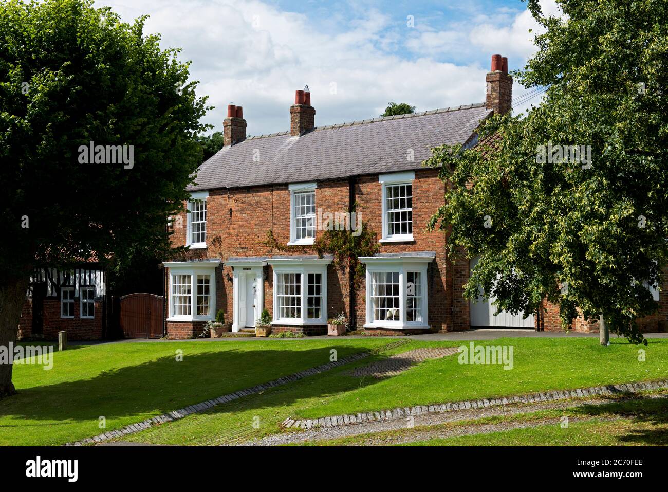 houses in Easingwold, North Yorkshire, England UK Stock Photo