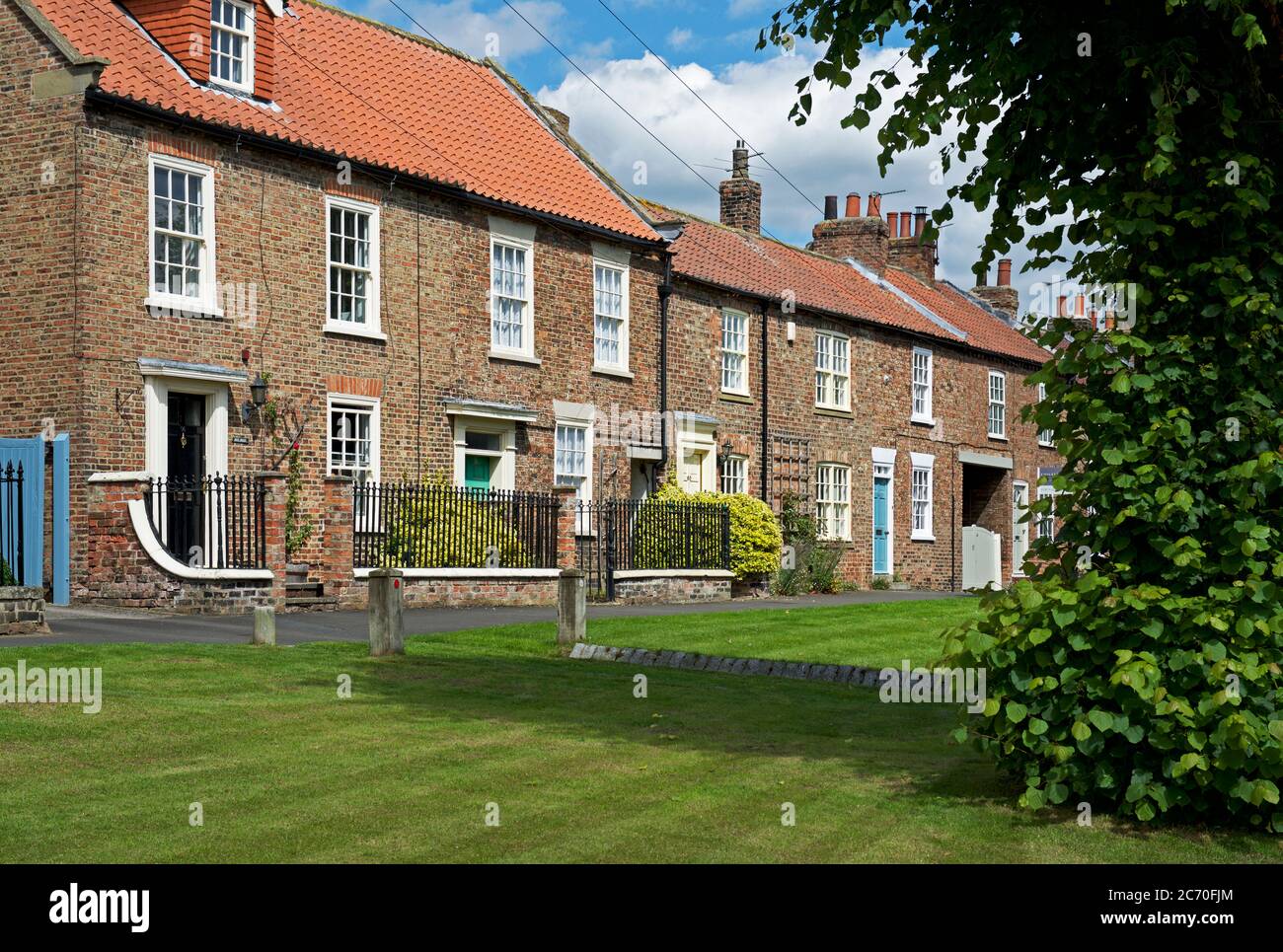 houses in Easingwold, North Yorkshire, England UK Stock Photo