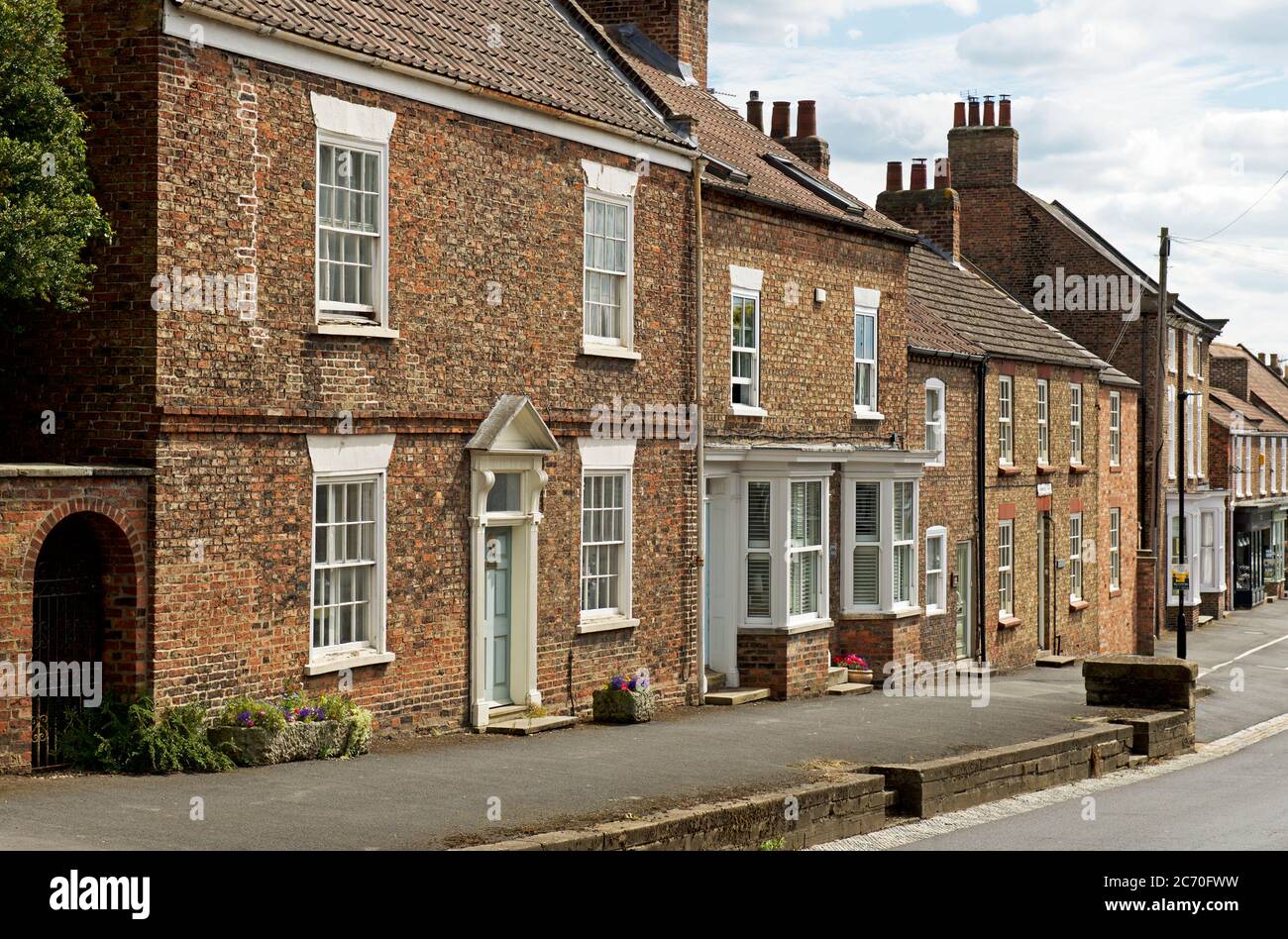 houses in Easingwold, North Yorkshire, England UK Stock Photo