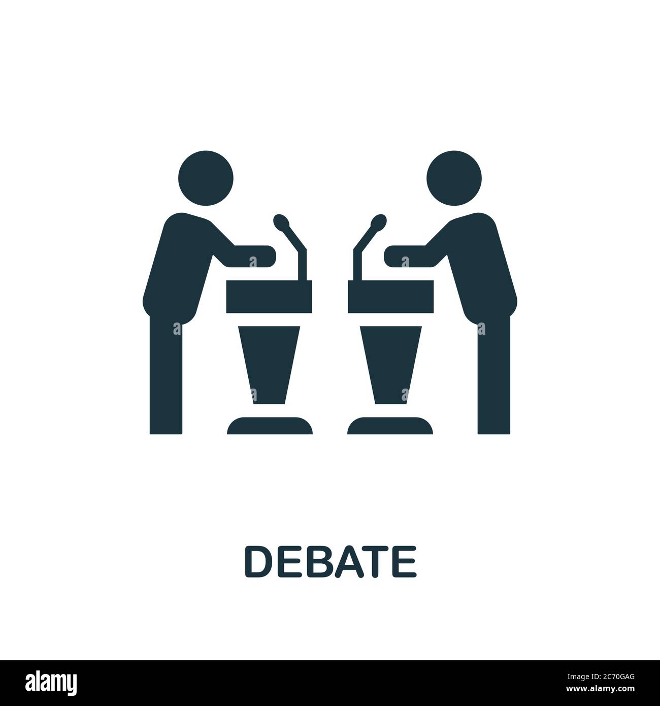 Debate Vector Icon Isolated On Transparent Background, Debate Logo Concept  Royalty Free SVG, Cliparts, Vectors, and Stock Illustration. Image  109316257.