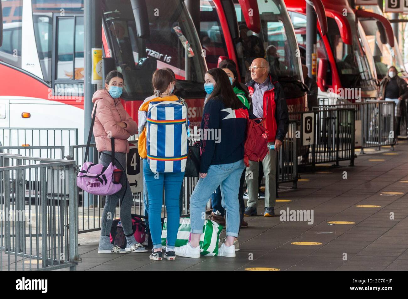 Bus stop face mask covering hires stock photography and images Alamy