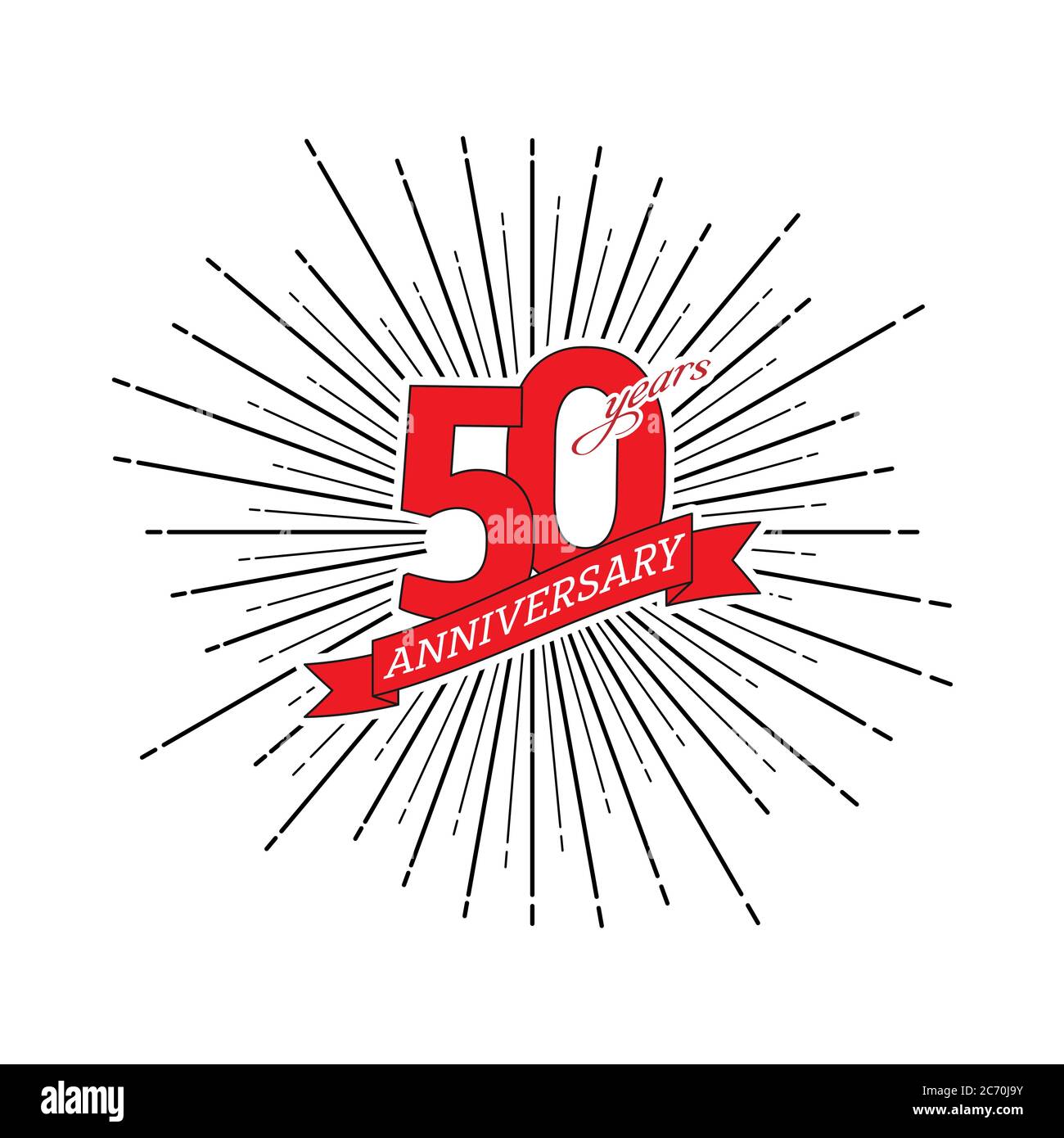 Template 50 years anniversary congratulations Cut Out Stock Images ...