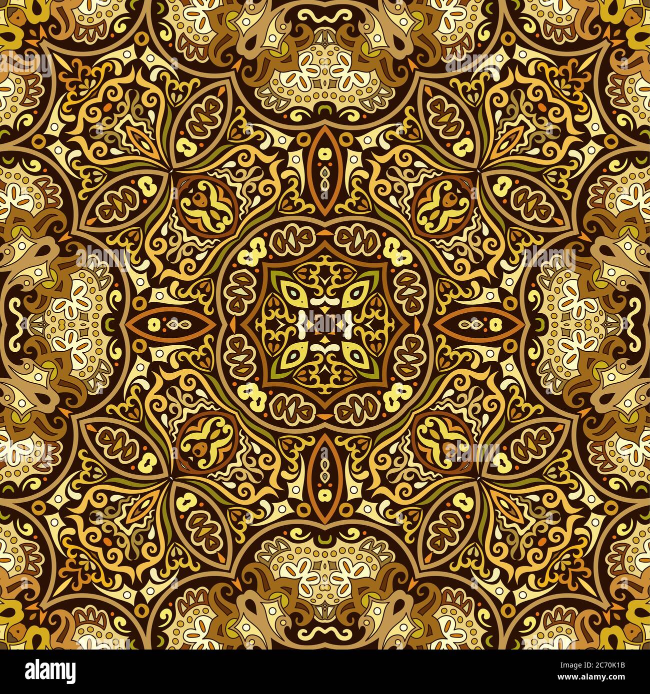 Vector ethnic nature ornamental background Stock Vector Image & Art - Alamy