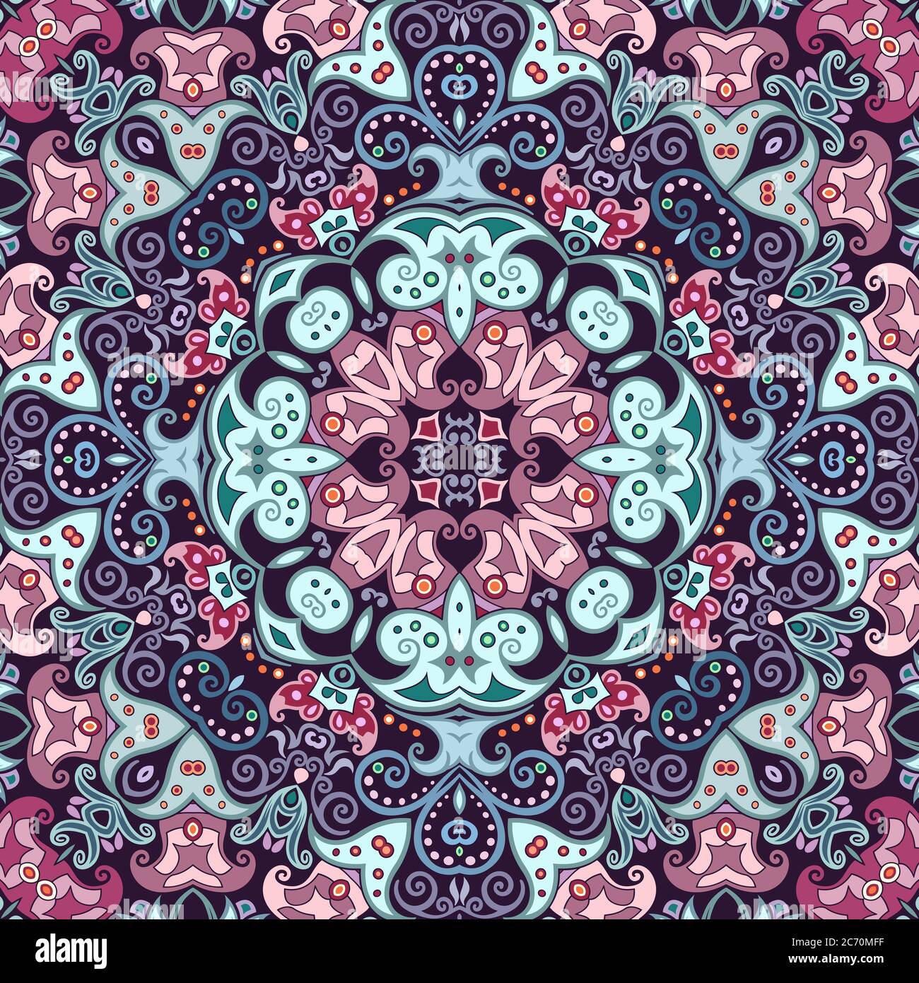 Vector ethnic nature ornamental background Stock Vector Image & Art - Alamy