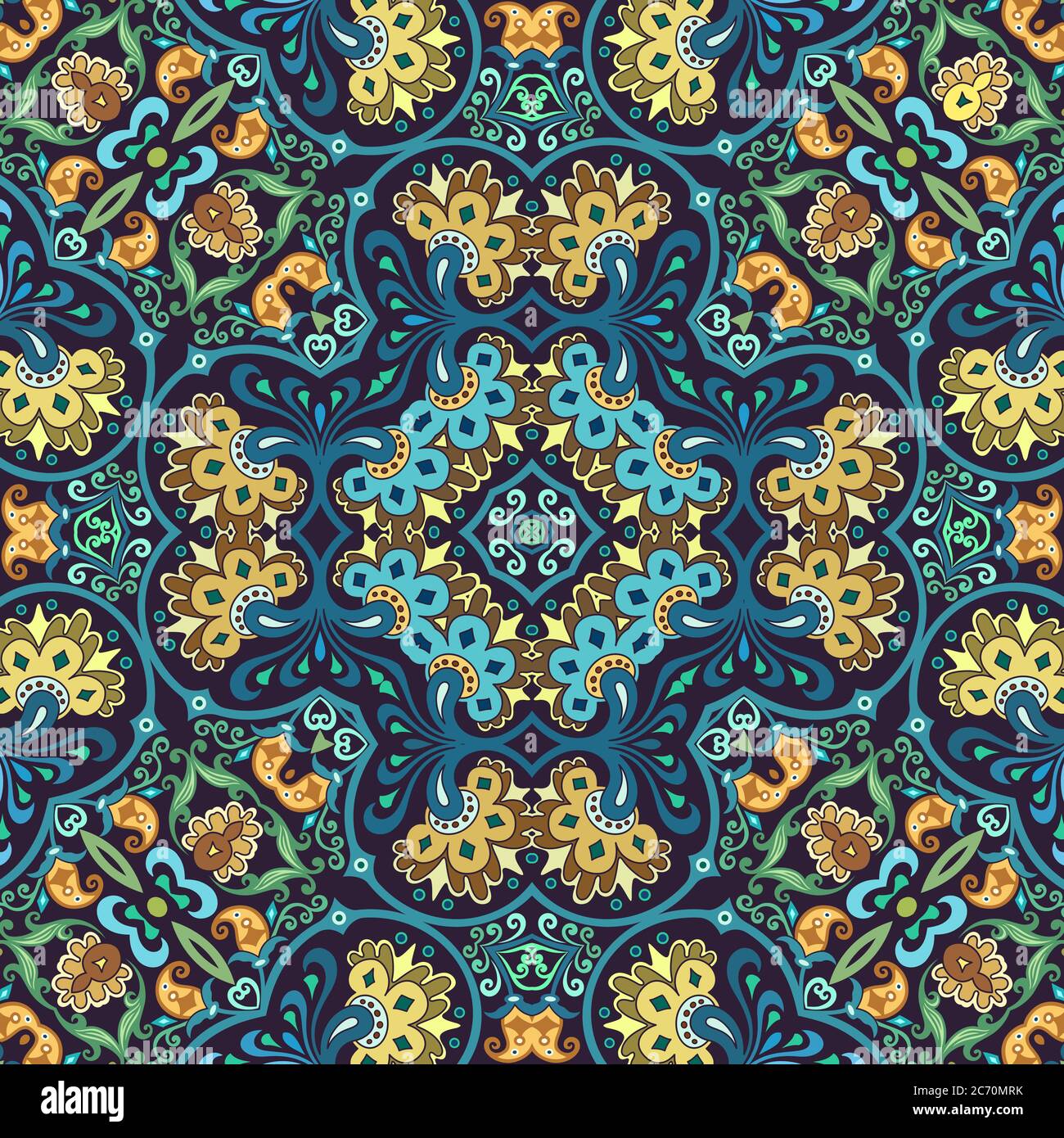 Vector ethnic nature ornamental background Stock Vector Image & Art - Alamy