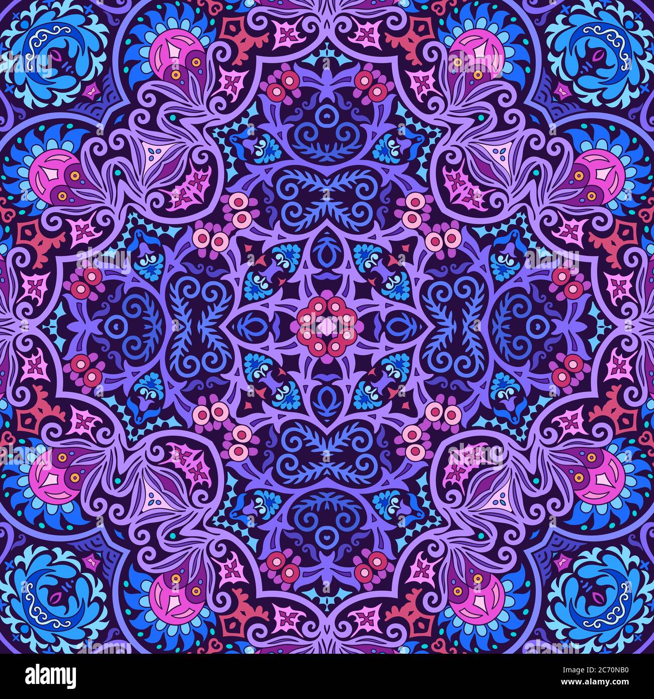 Vector ethnic nature ornamental background Stock Vector Image & Art - Alamy