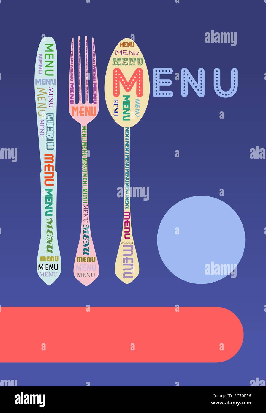 restaurant menu design,free copy space Stock Vector Image & Art - Alamy
