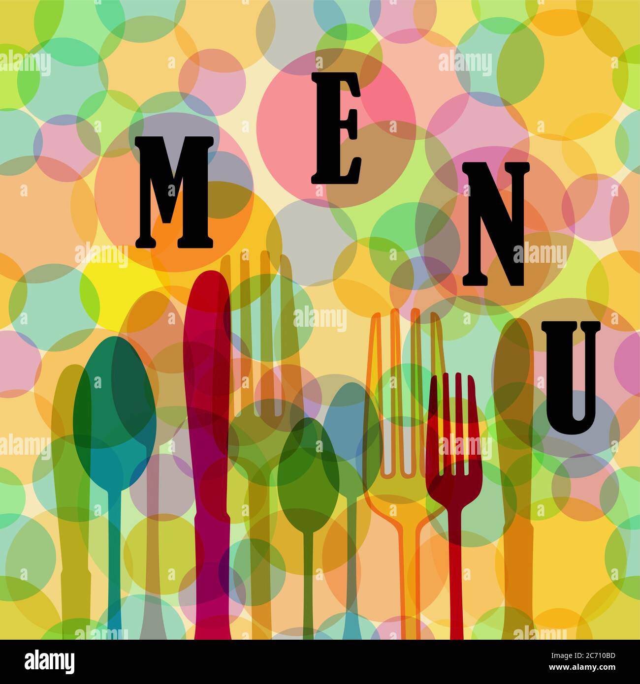 menu design for restaurant,vector, free copy space Stock Vector Image ...