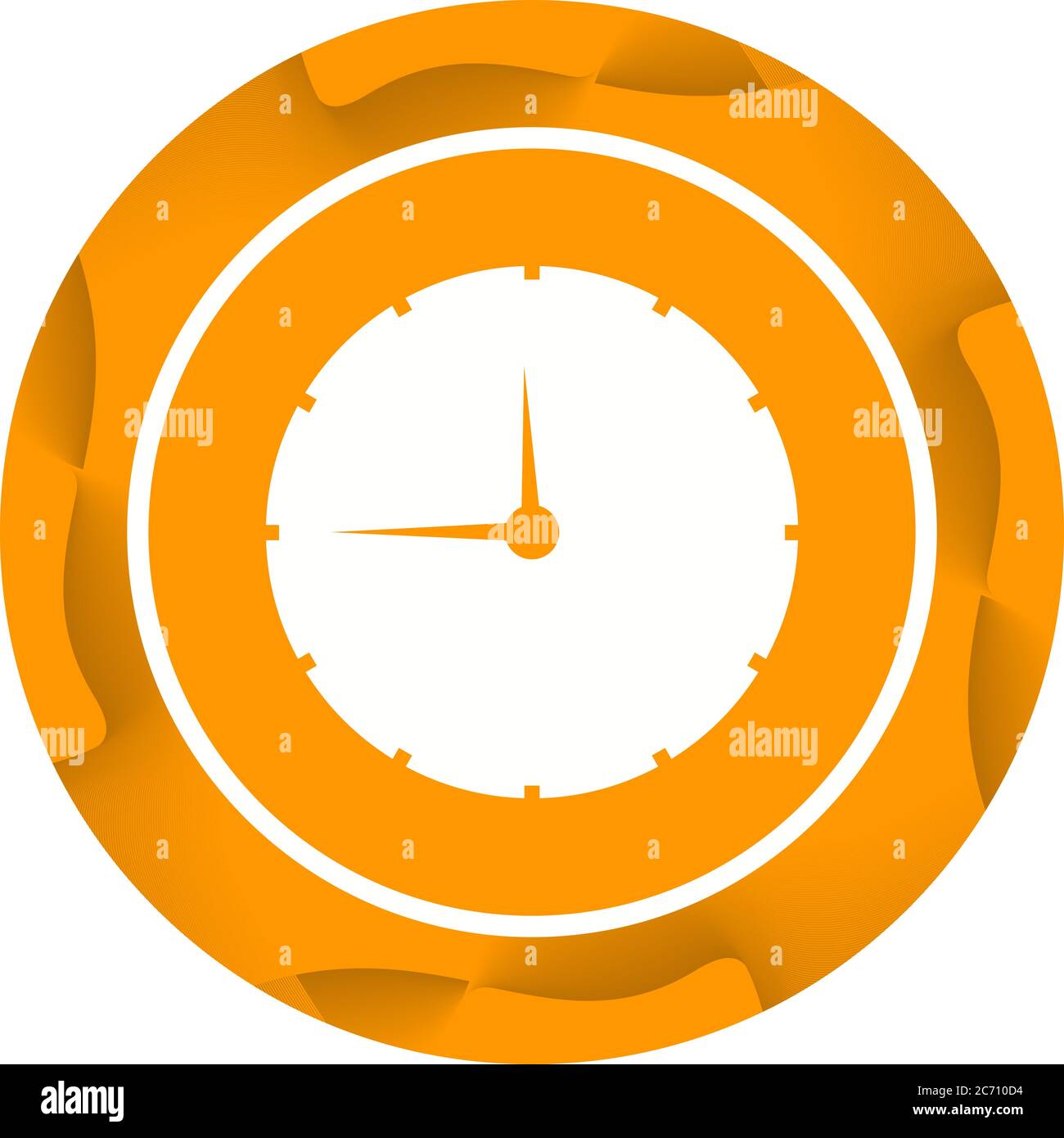 Unique Clock Glyph Vector Icon Stock Vector Image & Art - Alamy