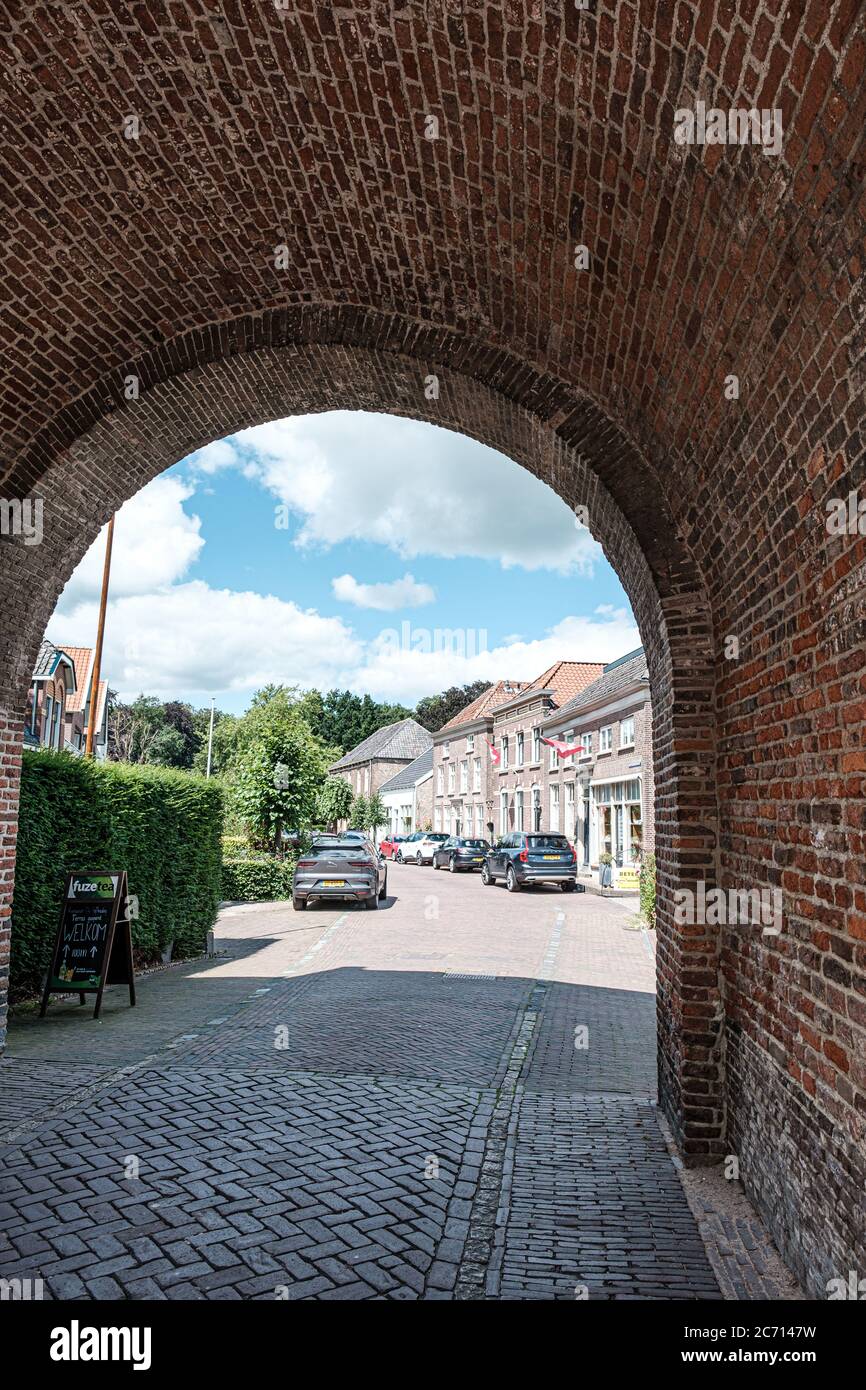 Traditional houses in the Netherlands Stock Photo