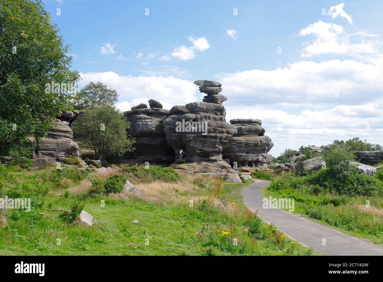 Brimham Rocks in North Yorkshire, is owned by National Trust & is great ...