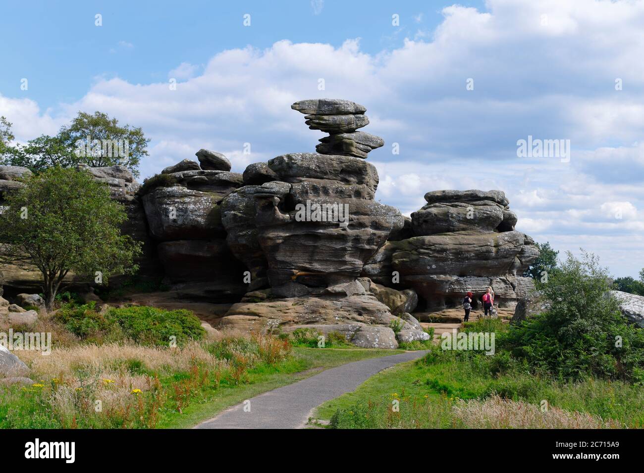 Brimn Rocks Brimham Rocks in North Yorkshire, is owned by National Trust & is great ...