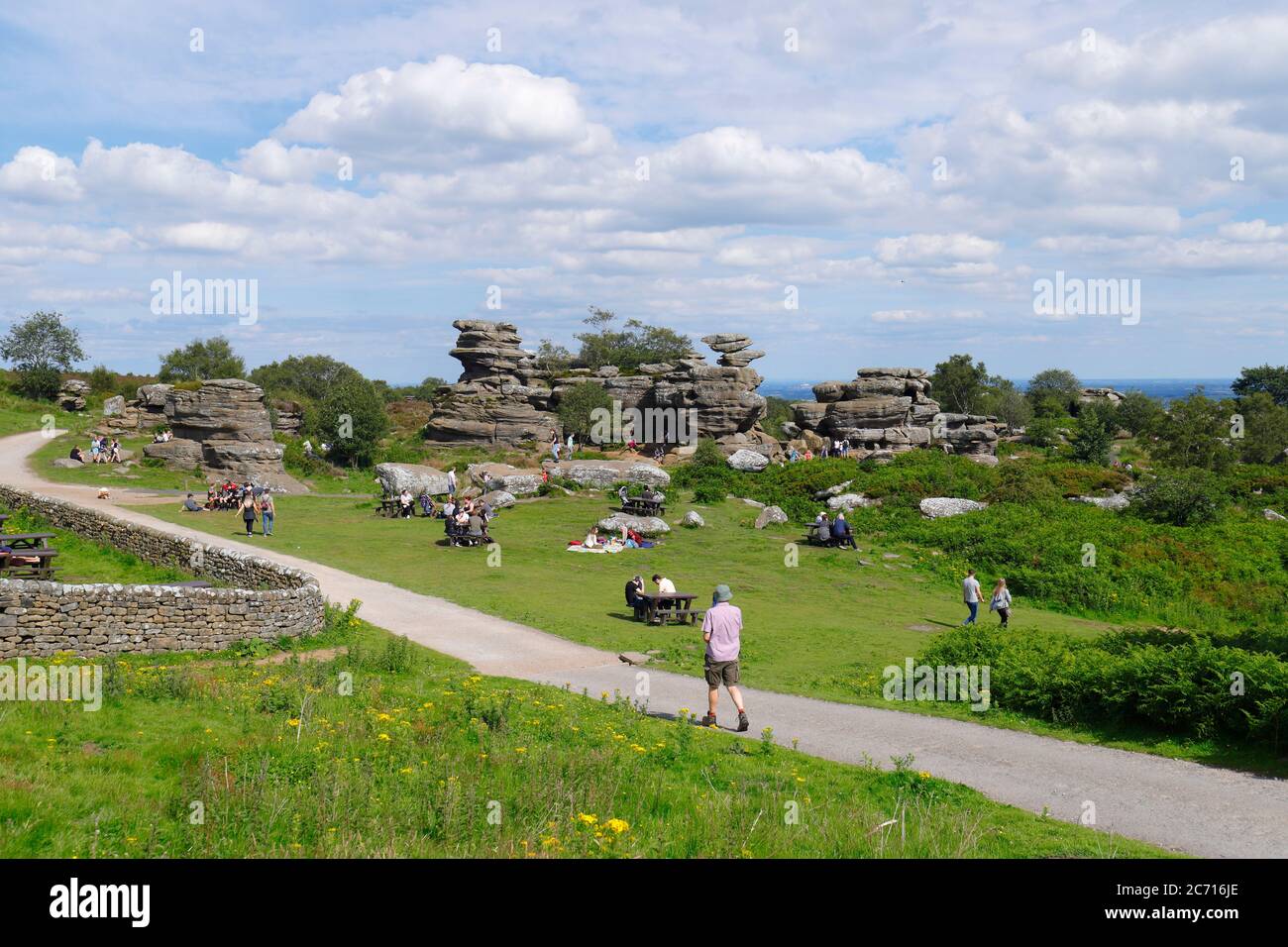 Brimn Rocks Brimham Rocks in North Yorkshire, is owned by National Trust & is great ...