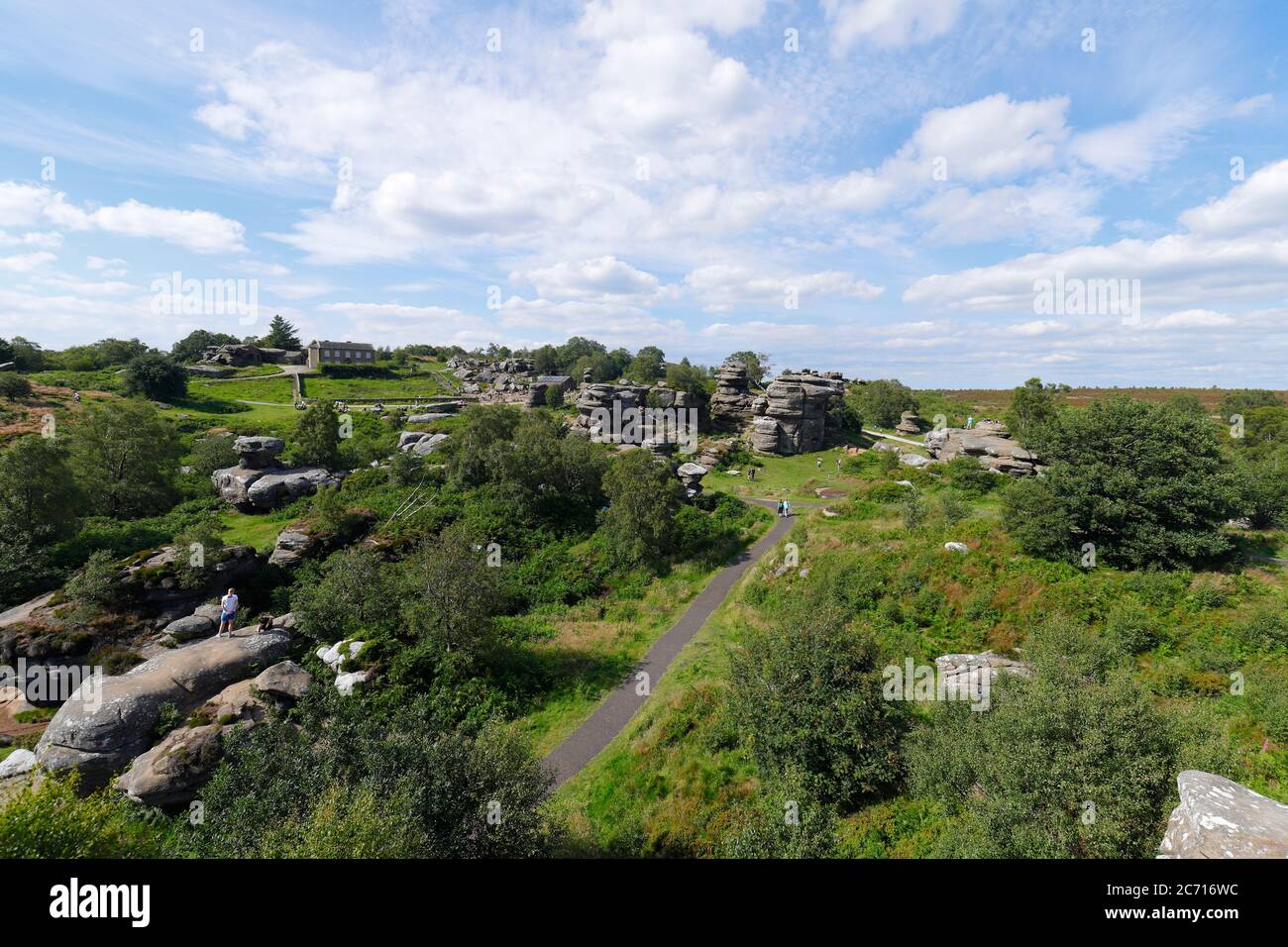 Brimn Rocks Brimham Rocks in North Yorkshire, is owned by National Trust & is great ...