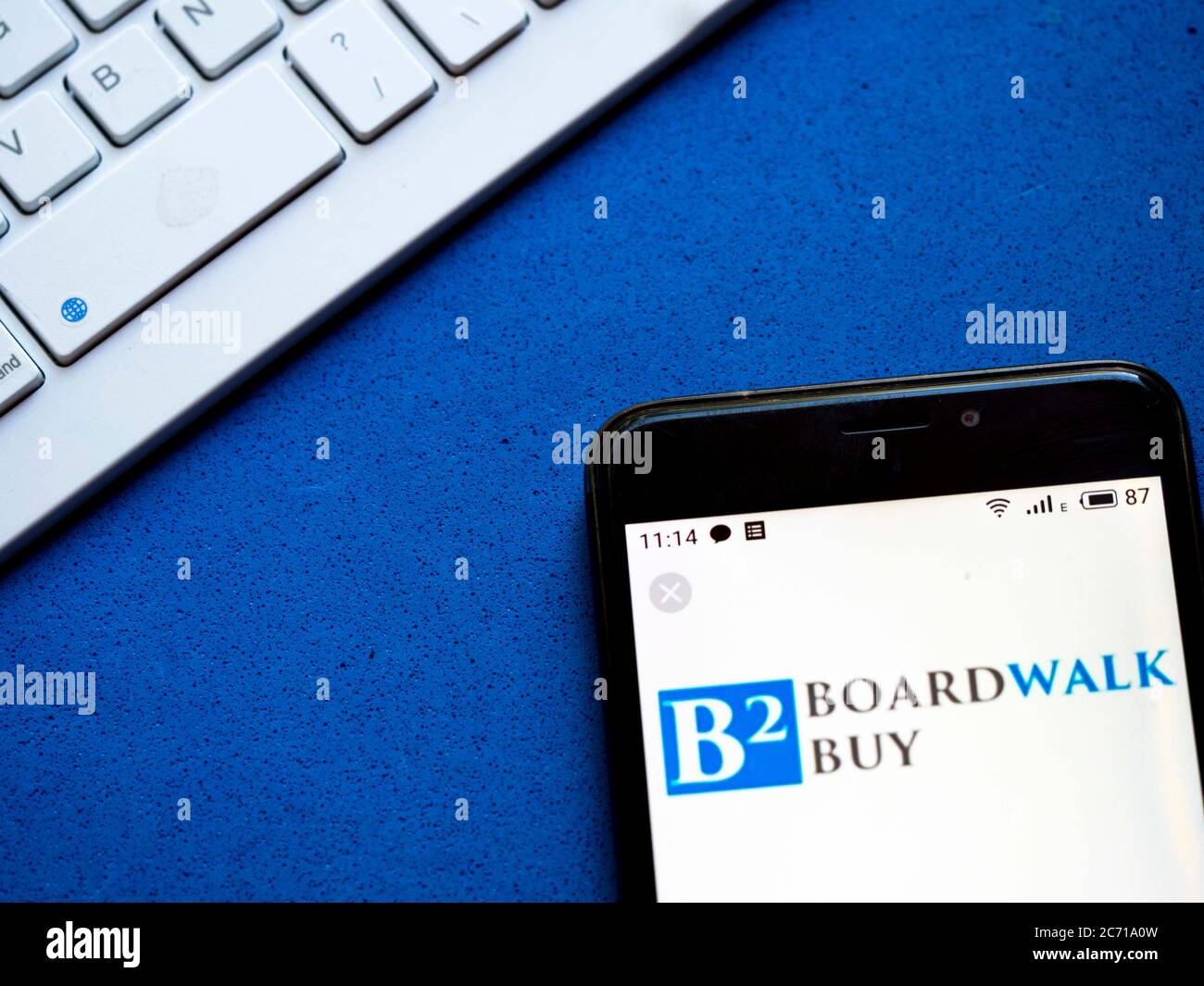 Ukraine. 11th July, 2020. In this photo illustration a Boar Walk Buy logo seen displayed on a smartphone. Credit: Igor Golovniov/SOPA Images/ZUMA Wire/Alamy Live News Stock Photo