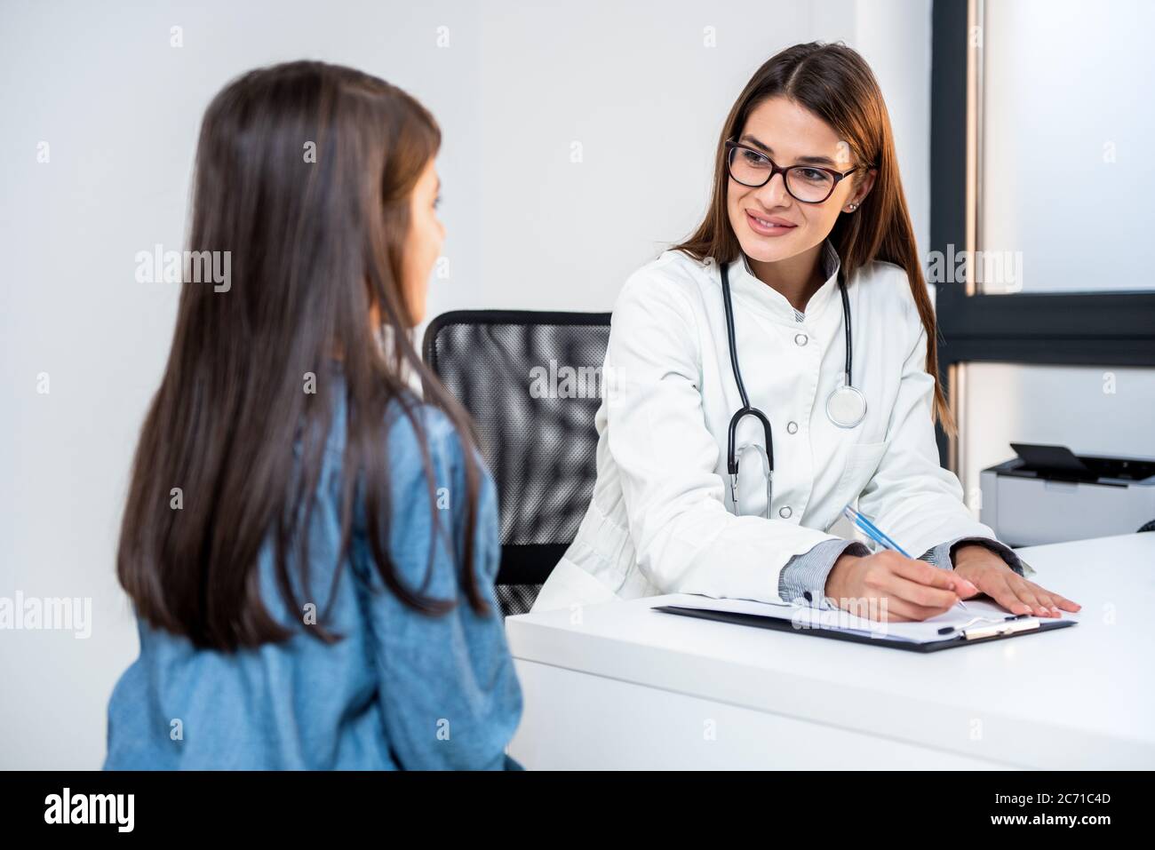Teen girl doctor consultation hires stock photography and images Alamy