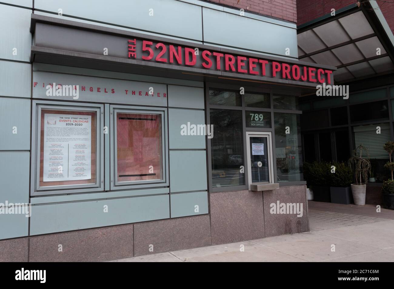 the 52nd street project theater in the hell’s kitchen neighborhood of manhattan, a non-profit that produces theater by and for local children Stock Photo