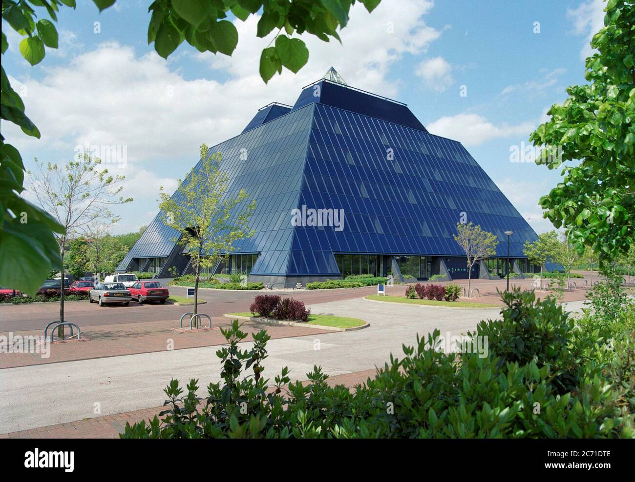 The then brand new Kings Valley pyramid shaped office building at Kings ...