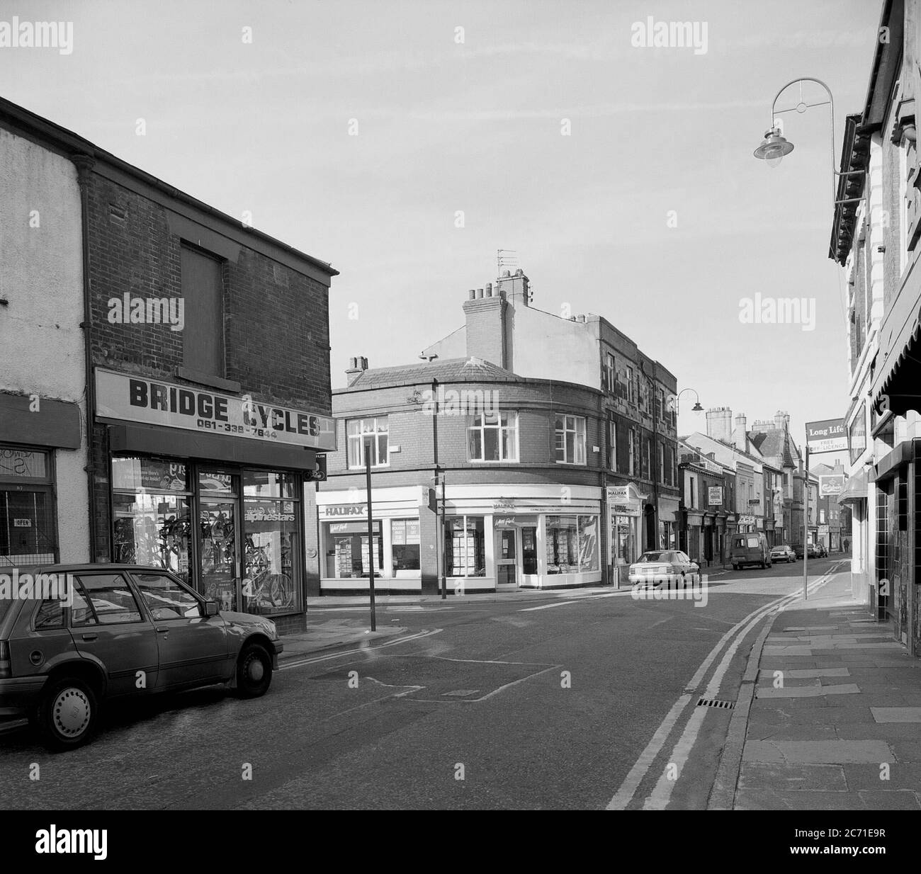 Old fashioned town centre Black and White Stock Photos & Images Alamy