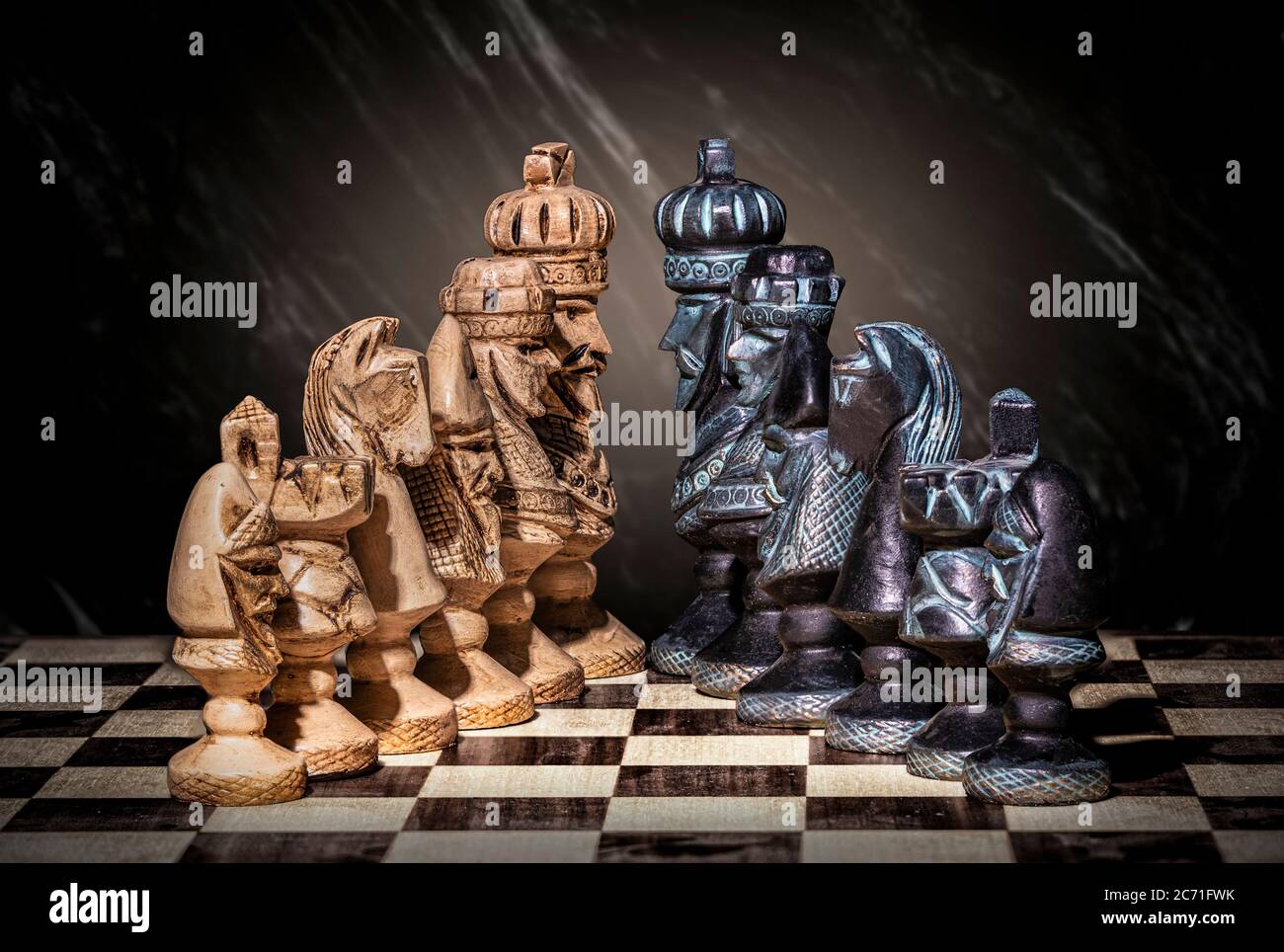 The chess game painting hi-res stock photography and images - Alamy