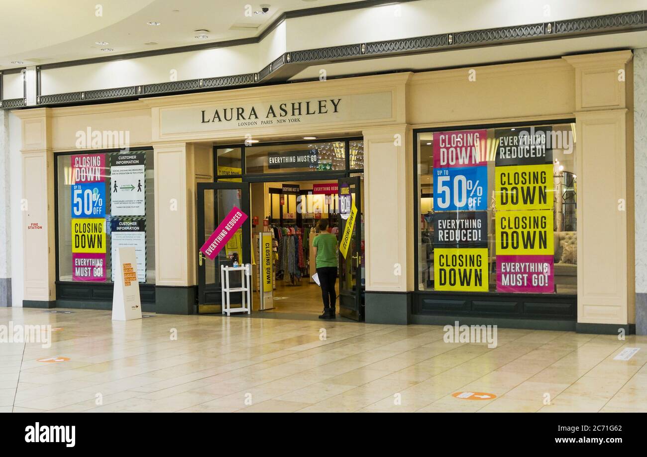 Laura Ashley store closing down sale following it's collapse in 2020 Stock Photo Alamy