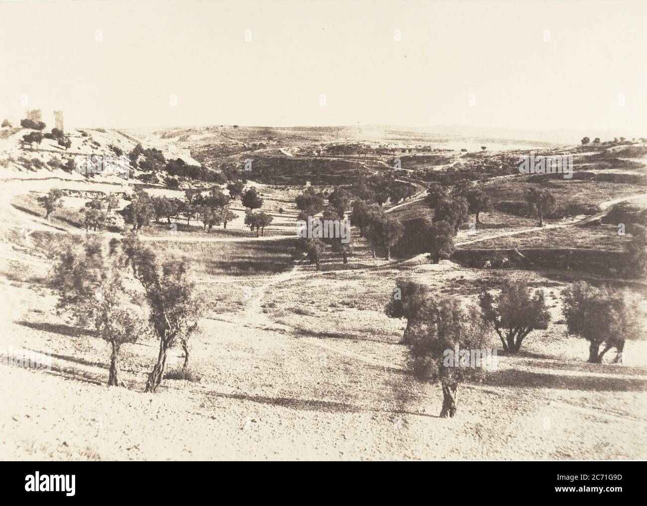 J&#xe9;rusalem, Chemin de Beit-Lehem, 1854. Stock Photo